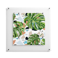 83 Oranges And I Find Missing Pieces Floating Acrylic Print