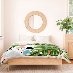 83 Oranges And I Find Missing Pieces Duvet Cover