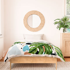 83 Oranges And I Find Missing Pieces Duvet Cover