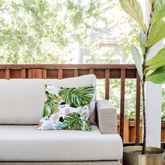 83 Oranges And I Find Missing Pieces Outdoor Throw Pillow