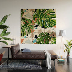 83 Oranges And I Find Missing Pieces Wood Wall Mural