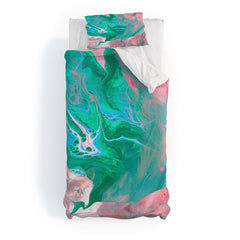 83 Oranges Another Worldly Duvet Cover