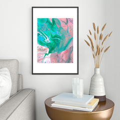 83 Oranges Another Worldly Metal Framed Art Print