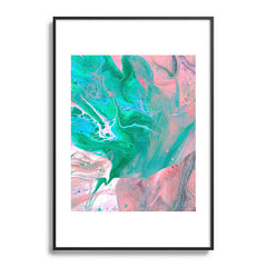 83 Oranges Another Worldly Metal Framed Art Print