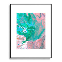 83 Oranges Another Worldly Metal Framed Art Print