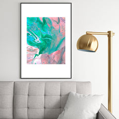 83 Oranges Another Worldly Metal Framed Art Print