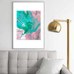 83 Oranges Another Worldly Metal Framed Art Print