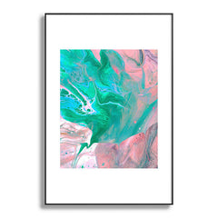 83 Oranges Another Worldly Metal Framed Art Print