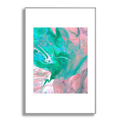 83 Oranges Another Worldly Metal Framed Art Print