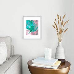 83 Oranges Another Worldly Metal Framed Art Print
