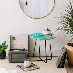 83 Oranges Another Worldly Round Side Table
