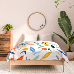 83 Oranges Art Is To Give Life A Shape Comforter