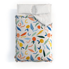 83 Oranges Art Is To Give Life A Shape Comforter