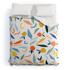 83 Oranges Art Is To Give Life A Shape Comforter