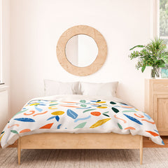 83 Oranges Art Is To Give Life A Shape Duvet Cover