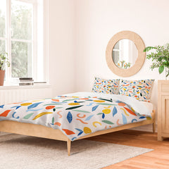 83 Oranges Art Is To Give Life A Shape Duvet Cover