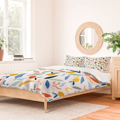83 Oranges Art Is To Give Life A Shape Duvet Cover