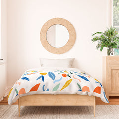 83 Oranges Art Is To Give Life A Shape Duvet Cover