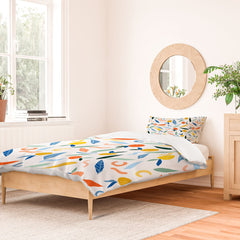 83 Oranges Art Is To Give Life A Shape Duvet Cover