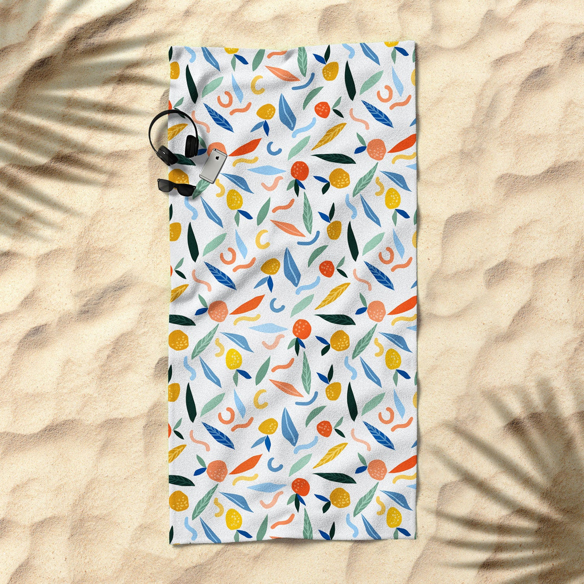 83 Oranges Art Is To Give Life A Shape Beach Towel
