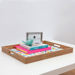 83 Oranges Art Is To Give Life A Shape Rectangular Tray