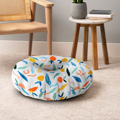 83 Oranges Art Is To Give Life A Shape Floor Pillow Round