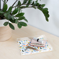 83 Oranges Art Is To Give Life A Shape Acrylic Tray