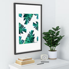 83 Oranges Banana Leaf Crush Recessed Framing Rectangle