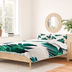 83 Oranges Banana Leaf Crush Duvet Cover