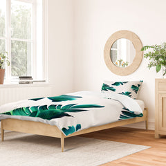 83 Oranges Banana Leaf Crush Duvet Cover