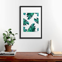 83 Oranges Banana Leaf Crush Framed Art Print