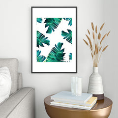 83 Oranges Banana Leaf Crush Metal Framed Art Print