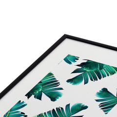 83 Oranges Banana Leaf Crush Metal Framed Art Print