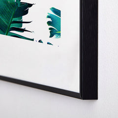 83 Oranges Banana Leaf Crush Metal Framed Art Print