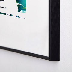 83 Oranges Banana Leaf Crush Metal Framed Art Print