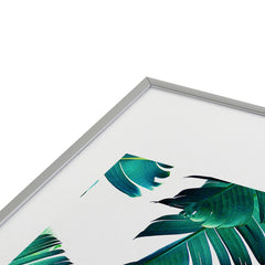 83 Oranges Banana Leaf Crush Metal Framed Art Print