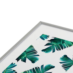 83 Oranges Banana Leaf Crush Metal Framed Art Print