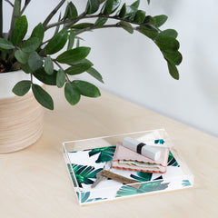 83 Oranges Banana Leaf Crush Acrylic Tray