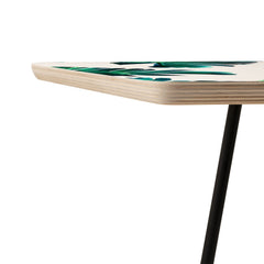 83 Oranges Banana Leaf Crush Side Table