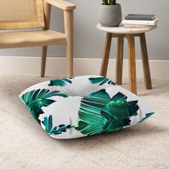 83 Oranges Banana Leaf Crush Floor Pillow Square