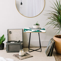 83 Oranges Banana Leaf Crush Side Table