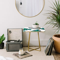 83 Oranges Banana Leaf Crush Side Table