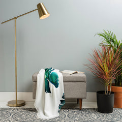 83 Oranges Banana Leaf Crush Throw Blanket