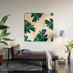 83 Oranges Banana Leaf Crush Wood Wall Mural