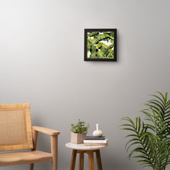 83 Oranges Banana Leaf Salad Framed Wall Art