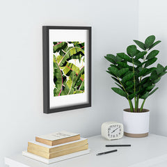 83 Oranges Banana Leaf Salad Recessed Framing Rectangle