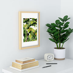 83 Oranges Banana Leaf Salad Recessed Framing Rectangle