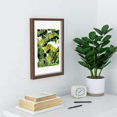 83 Oranges Banana Leaf Salad Recessed Framing Rectangle