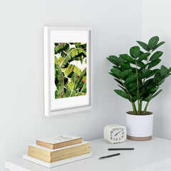 83 Oranges Banana Leaf Salad Recessed Framing Rectangle