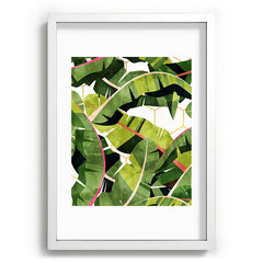 83 Oranges Banana Leaf Salad Recessed Framing Rectangle